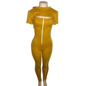 Women's Mustard Yellow Jumpsuit